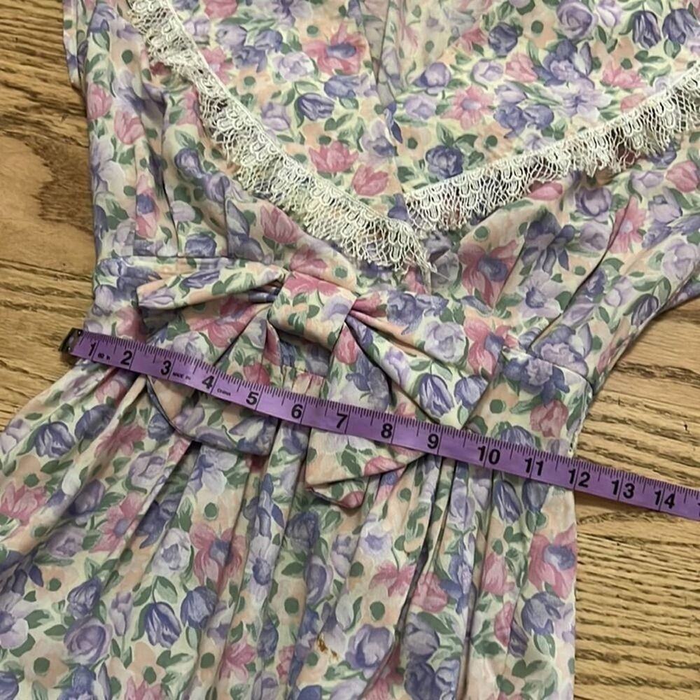 VTG ALL THAT JAZZY 100% RAYON DRESS SIZE 5/6‎ - Picture 8 of 9